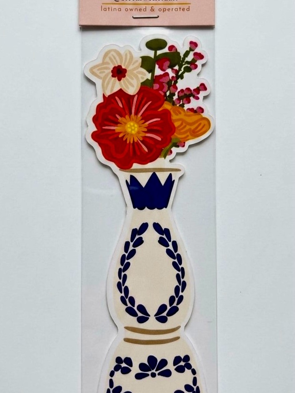 Bloomwolfe Studio Die‑Cut Bookmark • New • Latina‑Owned Stationery